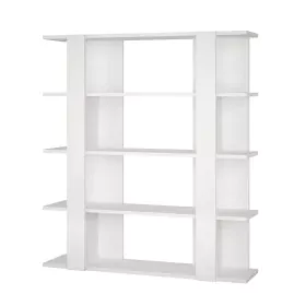 Libreria Alexandra House Living Bianco Legno MDP 110 x 122 x 29 cm 4 Mensole di Alexandra House Living, Librerie - Rif: D1632...