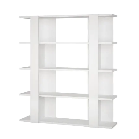 Bookshop Alexandra House Living White Wood MDP 110 x 122 x 29 cm 4 Shelves by Alexandra House Living, Bookcases - Ref: D16329...