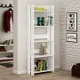 Librería Alexandra House Living Blanco Madera MDP 57 x 155 x 25 cm 5 Estantes de Alexandra House Living, Librerías - Ref: D16...