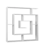 Shelves Alexandra House Living White Wood MDP 125 x 129 x 22 cm Labyrinth by Alexandra House Living, Bookcases - Ref: D163290...