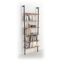 Buchhandlung Alexandra House Living Schwarz Eg Metall Holz MDP 60 x 181 x 20 cm Leiter Industriell 6 Regale von Alexandra Hou...