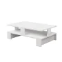 Mesa de Centro Alexandra House Living Branco Madeira MDP 80 x 28 x 50 cm Altura dupla de Alexandra House Living, Jogos de móv...