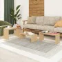 Set di 3 tavoli Alexandra House Living Rovere Legno MDP 32 x 65 x 30 cm 24 x 65 x 30 cm 39 x 65 x 30 cm di Alexandra House Li...