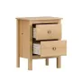 Nightstand Alexandra House Living Honey Oak Metal Pine 48 x 62 x 36 cm 2 drawers by Alexandra House Living, Bedside Tables - ...