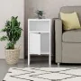 Comodino Alexandra House Living Bianco Legno MDP 29 x 59 x 29 cm 1 ușă di Alexandra House Living, Comodini - Rif: D1632946, P...