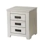 Comodino Alexandra House Living Bianco Metallo Legno di pino 43 x 50 x 32 cm 3 cassetti di Alexandra House Living, Comodini -...