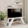 Mueble de TV Alexandra House Living Diagonal Blanco 120 x 40 x 33 cm de Alexandra House Living, Mesas y soportes para TV - Re...