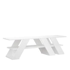 TV furniture Alexandra House Living Diagonal White 140 x 40 x 34 cm by Alexandra House Living, TV tables and stands - Ref: D1...