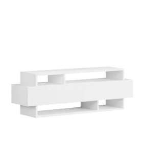 Mueble de TV Alexandra House Living Blanco 125 x 42 x 32 cm de Alexandra House Living, Mesas y soportes para TV - Ref: D16329...