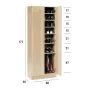 Shoe cupboard Alexandra House Living Light brown 59 x 171 x 35 cm 2 doors 7 Shelves by Alexandra House Living, Shoe organiser...