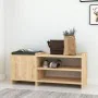 Shoe bench Alexandra House Living Brown Grey 100 x 44 x 35 cm 2 Shelves 1 door by Alexandra House Living, Shoe organisers - R...