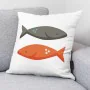 Cushion cover Decolores Peces Rojo Red 50 x 50 cm by Decolores, Cushion Covers - Ref: S9809542, Price: 9,92 €, Discount: %