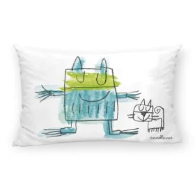 Cushion cover Decolores Blau Blue 30 x 50 cm by Decolores, Cushion Covers - Ref: S9809551, Price: 10,06 €, Discount: %