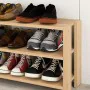 Shoe bench Alexandra House Living Brown 84 x 44 x 29 cm 2 Shelves by Alexandra House Living, Shoe organisers - Ref: D1632964,...