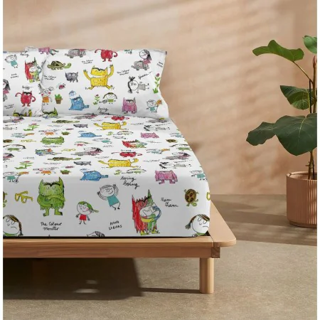 Fitted bottom sheet Decolores Nens Multicolour Single by Decolores, Sheets and pillowcases - Ref: S9809816, Price: 28,06 €, D...