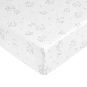 Fitted bottom sheet Peppa Pig White Grey 70 x 140 cm 100% cotton by Peppa Pig, Sheets and pillowcases - Ref: S9813235, Price:...