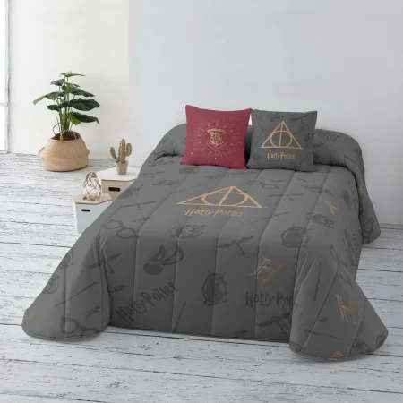 Bedspread (quilt) Harry Potter Deathly Hallows Multicolour Bed 150 cm by Harry Potter, Blankets and bedcovers - Ref: S9813300...