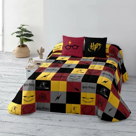 Bedspread (quilt) Harry Potter Hogwarts Multicolour Bed 180 cm by Harry Potter, Blankets and bedcovers - Ref: S9813312, Price...