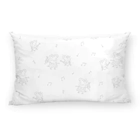 Taie d'oreiller Peppa Pig Gris Multicouleur 175 Fils 30 x 50 cm 100 % coton de Peppa Pig, Draps et taies d'oreiller - Réf : S...