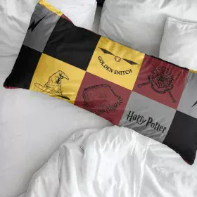 Taie d'oreiller Harry Potter Hogwarts Multicouleur 175 Fils 45 x 110 cm 100 % coton de Harry Potter, Draps et taies d'oreille...