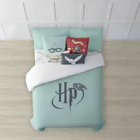 Housse de Couette Harry Potter Mint Multicouleur 175 Fils 180 x 220 cm Lit 1 persone de Harry Potter, Couettes et housses de ...