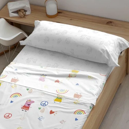 Juego de Sábanas Peppa Pig Peace Multicolor de Peppa Pig, Sábanas y fundas de almohada - Ref: S9814273, Precio: 62,54 €, Desc...