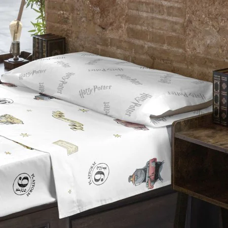 Bedding set Harry Potter Platform 9 3-4 Multicolour 160 x 270 cm by Harry Potter, Sheets and pillowcases - Ref: S9814285, Pri...