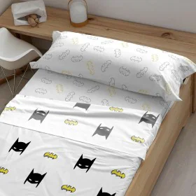 Conjunto de Lençóis Batman Batmask Multicolor Cama 105 cm de Batman, Lençóis e capas de almofadas - Ref: S9814308, Preço: 64,...