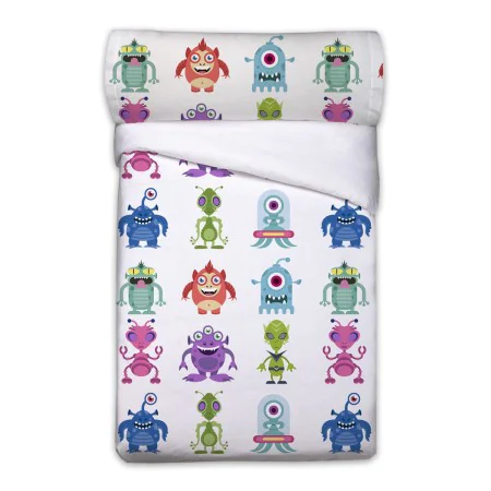 Juego de funda nórdica Pierre Cardin ALIENS Blanco Cama de 90 3 Piezas de Pierre Cardin, Edredones y fundas para edredón - Re...