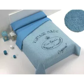 Duvet cover set Hosteline MADE Blue Super king 4 Pieces by Hosteline, Quilts and quilt covers - Ref: D2100061, Price: 33,05 €...