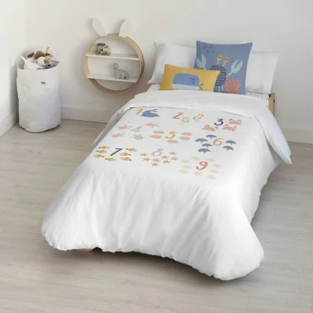 Bettdeckenbezug Kids&Cotton Vikram Weiß 155 x 220 cm von Kids&Cotton, Bettbezüge - Ref: S9814507, Preis: 43,84 €, Rabatt: %