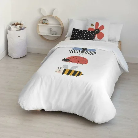 Copripiumino Kids&Cotton Kamal Bianco 175 Fili 180 x 220 cm di Kids&Cotton, Piumini e copripiumini - Rif: S9814522, Prezzo: 4...