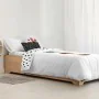 Housse de Couette Kids&Cotton Kamal Blanc 175 Fils 180 x 220 cm de Kids&Cotton, Couettes et housses de couette - Réf : S98145...