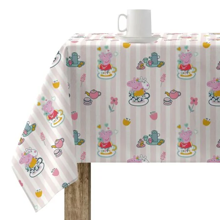 Fleckenabweisende geharzte Tischdecke Peppa Pig Flowers 1 Bunt 250 x 150 cm von Peppa Pig, Tischdecken - Ref: S9814810, Preis...