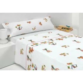 Bedding set Pink Panther UNICO White Multicolour Single by Pink Panther, Sheets and pillowcases - Ref: D2100135, Price: 12,10...