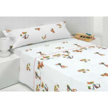 Jeu de draps Pink Panther UNICO Blanc Multicouleur Lit 1 persone de Pink Panther, Draps et taies d'oreiller - Réf : D2100135,...