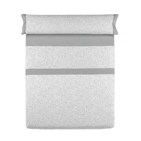 Bedding set D'Or VALENTINA Grey Single by D'Or, Sheets and pillowcases - Ref: D2100188, Price: 22,94 €, Discount: %