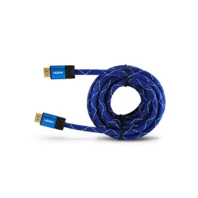 Câble HDMI 3GO CHDMI52 Noir/Bleu 5 m de 3GO, Câbles HDMI - Réf : S9900077, Prix : 11,72 €, Remise : %