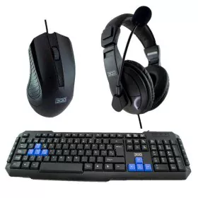 Pack Gaming 3GO COMBODRILEH2 Black Multicolour Spanish Qwerty by 3GO, Sieves - Ref: S9900121, Price: 19,30 €, Discount: %