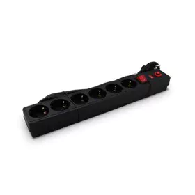 Regleta Enchufes 6 Tomas con Interruptor 3GO REGP6 Negro 1,5 m de 3GO, Cables - Ref: S9900129, Precio: 9,45 €, Descuento: %