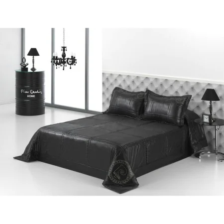 Colcha Hosteline BLACK LINE Preto Solteiro (2 Peças) de Hosteline, Cobertores e colchas - Ref: D2100316, Preço: 20,99 €, Desc...