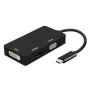 USB-C to VGA/HDMI/DVI Adapter Aisens A109-0343 Black 15 cm by Aisens, DVI-HDMI adapters - Ref: S9900242, Price: 17,64 €, Disc...