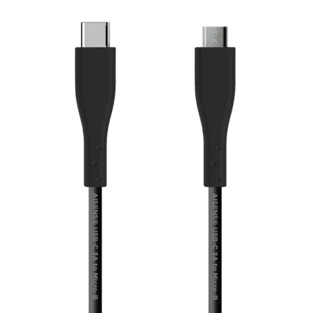 Cabo USB-C Aisens A107-0350 Preto 2 m (1 Unidade) de Aisens, Cabos USB - Ref: S9900366, Preço: 4,40 €, Desconto: %