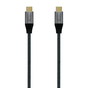 Cabo USB-C Aisens A107-0628 1 m Cinzento (1 Unidade) de Aisens, Cabos USB - Ref: S9900367, Preço: 6,84 €, Desconto: %