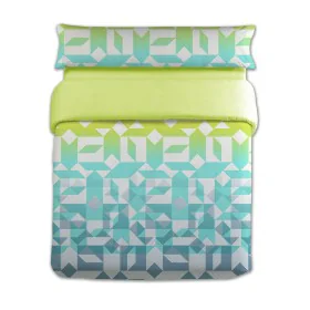 Duvet cover set Hosteline HARRIS Green Single 2 Pieces by Hosteline, Quilts and quilt covers - Ref: D2100467, Price: 14,22 €,...