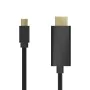 Adaptador Mini DisplayPort a HDMI Aisens A125-0361 Negro 2 m de Aisens, Adaptadores DVI-HDMI - Ref: S9900481, Precio: 10,59 €...