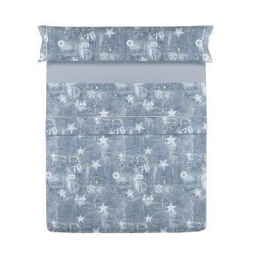 Bettwäsche-Set Lois TEJANO Blau King size von Lois, Bettlaken und Kissenbezüge - Ref: D2100526, Preis: 38,25 €, Rabatt: %