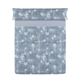 Bettwäsche-Set Lois TEJANO Blau King size von Lois, Bettlaken und Kissenbezüge - Ref: D2100526, Preis: 36,72 €, Rabatt: %