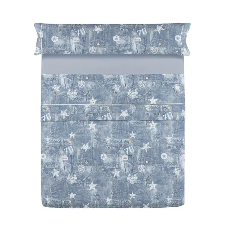 Bettwäsche-Set Lois TEJANO Blau King size von Lois, Bettlaken und Kissenbezüge - Ref: D2100526, Preis: 36,66 €, Rabatt: %