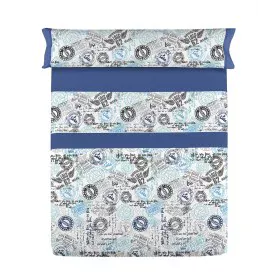 Jeu de draps Lois SELLOS Bleu Lit king size de Lois, Draps et taies d'oreiller - Réf : D2100530, Prix : 38,25 €, Remise : %